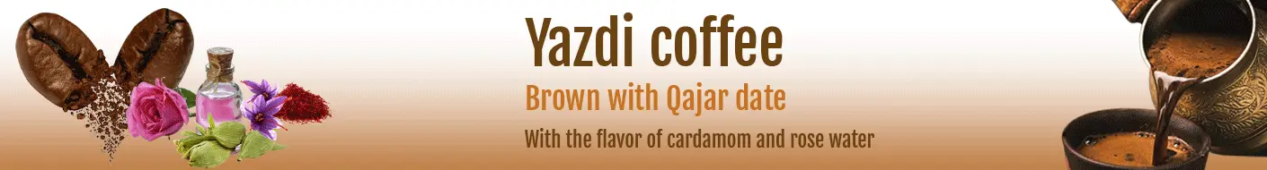single banner for Yazd Coffee